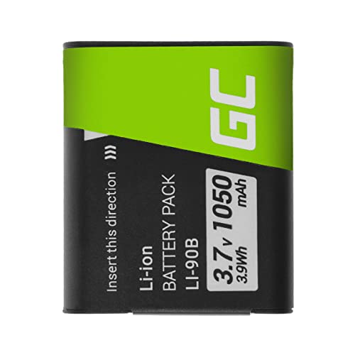 Green Cell® Li-90B Li-92B Kamera-Akku für Olympus Tough TG-1 TG-2 TG-3 TG-4 TG-5 VoiSquare Stylus SH SP, Full Decoded (Li-Ion Zellen 1050mAh 3.7V Schwarz) von Green Cell