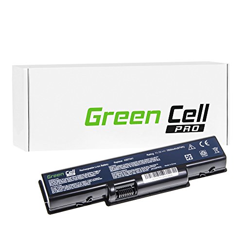 Green Cell® PRO Extended Serie AS07A31 AS07A41 Laptop Akku für Acer Aspire 57xx 5735 5735Z 5737Z 5738 5738G 5738PZG 5738Z 5738ZG 5740 5740G (Original Samsung SDI Zellen, 9 Zellen, 7800mAh, Schwarz) von Green Cell