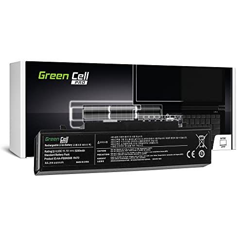 Green Cell® PRO Serie AA-PB9NC6B / AA-PB9NS6B Akku für Samsung Serie 3 und R-Serie (Original Samsung SDI Zellen, 6 Zellen, 5200 mAh) von Green Cell