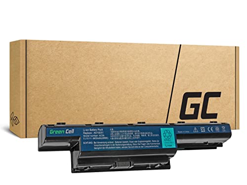Green Cell® Standard Serie Laptop Akku AS10D31 AS10D3E AS10D41 AS10D51 AS10D61 AS10D71 AS10D73 AS10D75 AS10D81 für Acer/eMachines/Packard Bell (6 Zellen 4400mAh 10.8 V Schwarz) von Green Cell