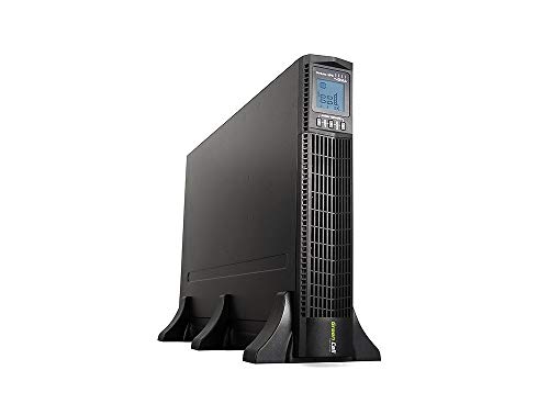 Green Cell® UPS USV Rack Mount Unterbrechungsfreie Stromversorgung 3000VA (2700W) mit Überspannungsschutz 230V Online 6X IEC320 USB RS232 von Green Cell