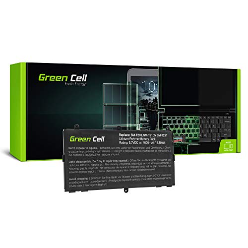 Green Cell (3.7V 15Wh 4000mAh) T4000E GH43-03911A Akku für Samsung Galaxy Tab 3 7.0 GT-P3200 SM-T210 SM-T211 SM-T217S SM-T285 SM-T285M Tablet von Green Cell