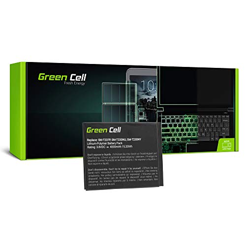 Green Cell (3.8V 15Wh 4000mAh) EB-BT230FBE EB-BT230FBU Akku für Samsung Galaxy Tab 4 7.0 SM-T230 SM-T230NT SM-T230NU SM-T230NY SM-T235 SM-T237 SM-T237P SM-T239C Tablet von Green Cell