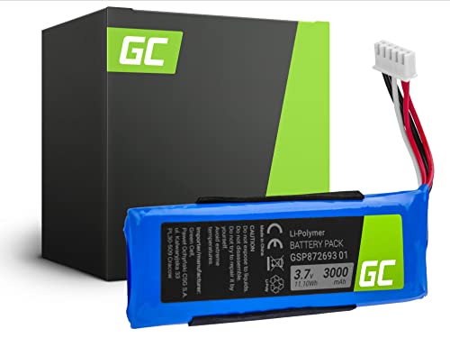 Green Cell ® GSP872693 01 GSP87269301 Akku, Batterie für Lautsprecher Bluetooth JBL Flip 4 Flip IV Flip 4 Special Edition (Li-Polymer Zellen 3000mAh 3.7V) garantierte kapazität, 12 Monate garantie von Green Cell