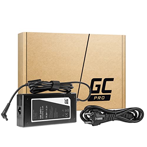 GC PRO Netzteil für MSI GT60 GT70 GT680 GT683 Asus ROG G75 G75V G75VW G750JM G750JS Laptop Ladegerät inkl. Stromkabel (19V 9.5A 180W) von Green Cell