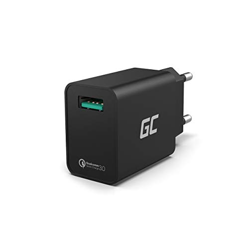 Green Cell 18W USB Ladegerät mit Quick Charge 3.0 Schnellladung für iPhone 7 8 X SE 11 12, iPad, Samsung Galaxy A51 A71 S9 S10 S20 S20FE Note 10 20, Huawei P10 P20 P30 Pro Mate Green Cell 18W USB Ladegerät mit Quick Charge 3.0 Schnellladung für iPhone 7 8 X SE 11 12, iPad, Samsung Galaxy A51 A71 S9 S10 S20 S20FE Note 10 20, Huawei P10 P20 P30 Pro Mate von Green Cell