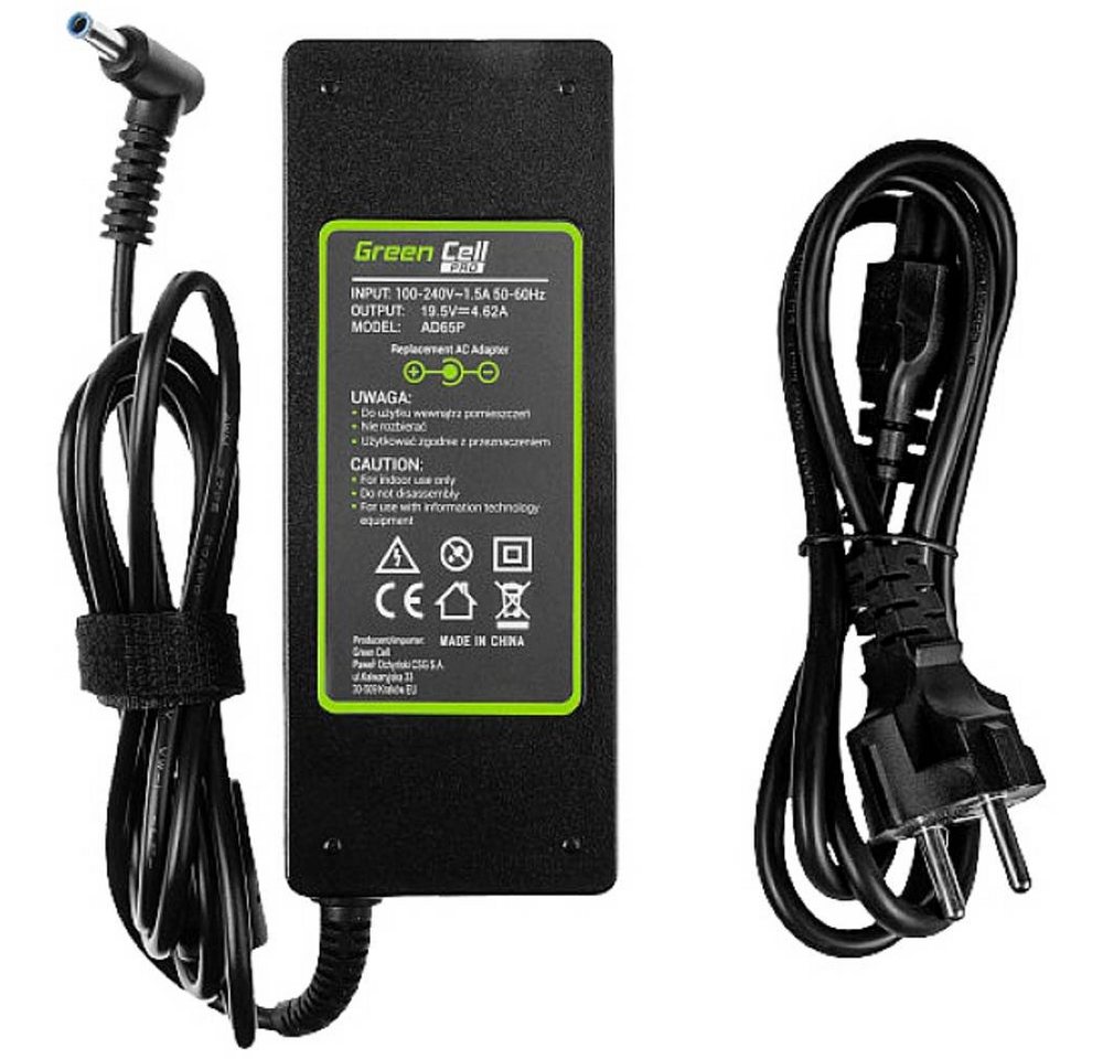 Green Cell 19.5V 4.62A 90W Netzteil für HP Notebook-Netzteil von Green Cell