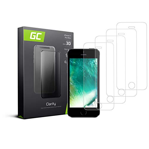 Green Cell 4 Stück Panzerglas für iPhone 5 5C 5S SE Displayschutzfolie Schutzfolie Schutzglas 9H Härte Glasfolie Glass Screen Protector Panzerfolie Green Cell 4 Stück Panzerglas für iPhone 5 5C 5S SE Displayschutzfolie Schutzfolie Schutzglas 9H Härte Glasfolie Glass Screen Protector Panzerfolie von Green Cell
