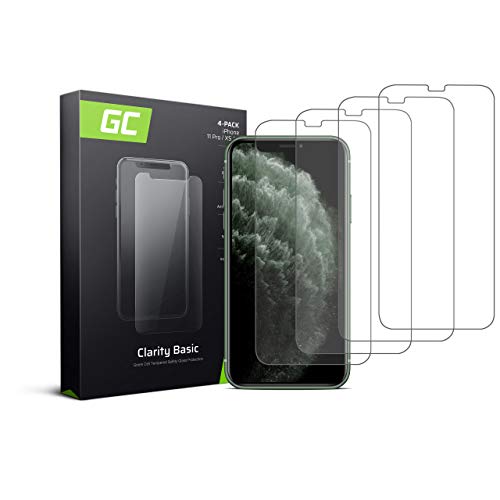 Green Cell 4 Stück Panzerglas für iPhone X XS 11 Pro Displayschutzfolie Schutzfolie Schutzglas 9H Härte Glasfolie Glass Screen Protector Panzerfolie Green Cell 4 Stück Panzerglas für iPhone X XS 11 Pro Displayschutzfolie Schutzfolie Schutzglas 9H Härte Glasfolie Glass Screen Protector Panzerfolie von Green Cell