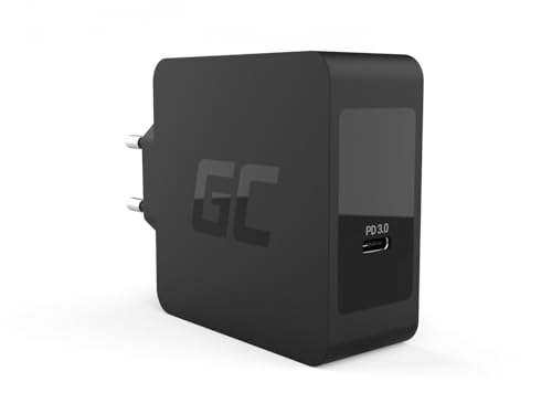 Green Cell 60W USB-C PD Ladegerät mit USB-C Kabel Netzteil für Apple MacBook Pro 13 A1706 A1708 A1989 (2016, 2017, 2018), ASUS ZenBook 3 Deluxe/S HP Spectre 13 / x360 13 Lenovo ThinkPad und andere von Green Cell