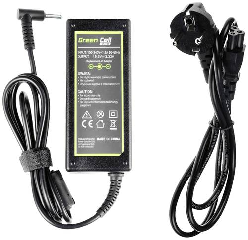 Green Cell AD49P Notebook-Netzteil 65W 19.5V 3.33A Passend für Marke: HP von Green Cell