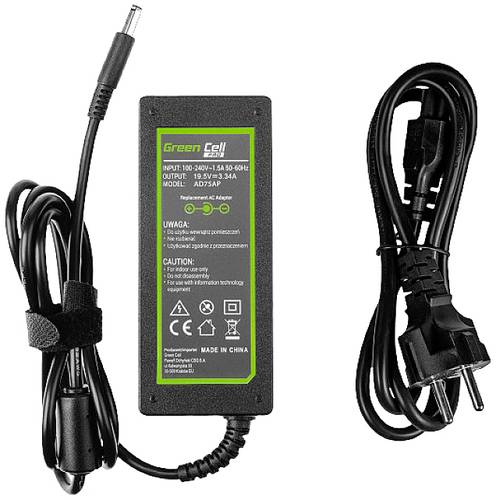 Green Cell AD75AP Notebook-Netzteil 65W 19.5V 3.34A Passend für Marke: Dell von Green Cell