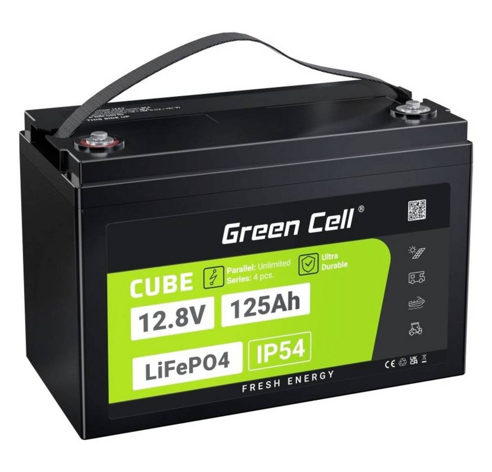 Green Cell Akku 125Ah 12.8V 1600Wh Lithium-Eisen-Phosphat Akku Green Cell Akku 125Ah 12.8V 1600Wh Lithium-Eisen-Phosphat Akku von Green Cell