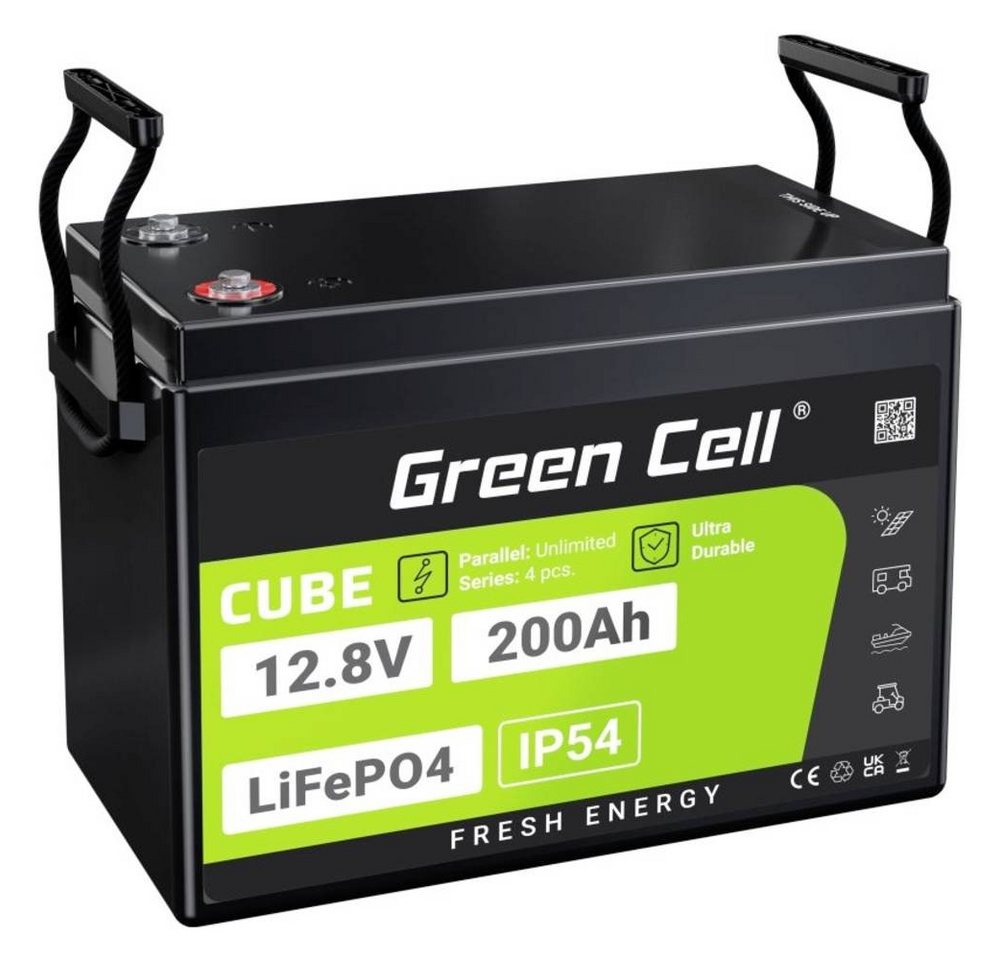 Green Cell Akku 200Ah 12.8V 2560Wh Lithium-Eisen-Phosphat Akku Green Cell Akku 200Ah 12.8V 2560Wh Lithium-Eisen-Phosphat Akku von Green Cell