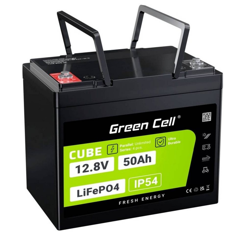 Green Cell Akku 50Ah 12.8V 640Wh Lithium-Eisen-Phosphat Akku Green Cell Akku 50Ah 12.8V 640Wh Lithium-Eisen-Phosphat Akku von Green Cell