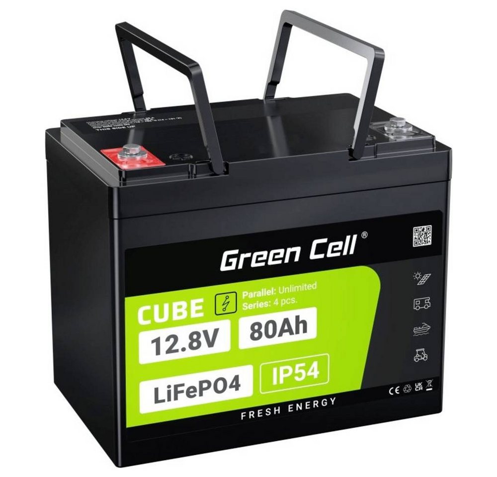 Green Cell Akku 80Ah 12.8V 1024Wh Lithium-Eisen-Phosphat Akku Green Cell Akku 80Ah 12.8V 1024Wh Lithium-Eisen-Phosphat Akku von Green Cell