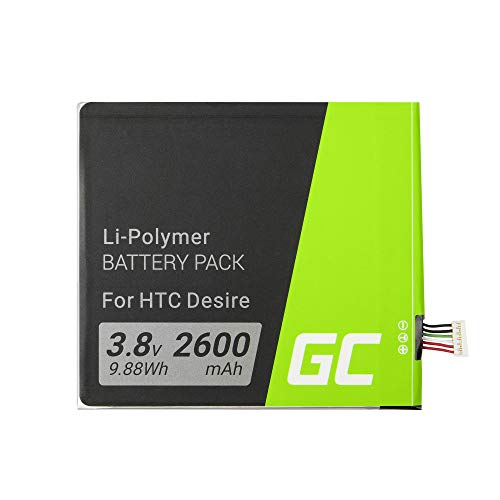 Green Cell B0PF6100 Akku für HTC Desire 820 826 | Li-Polymer Zellen | 2600 mAh 3.8V | Ersatz Smartphone Batterie | Markenakku | Volle Kompatibilität | Reale Kapazität | ohne Memory-Effekt Green Cell B0PF6100 Akku für HTC Desire 820 826 | Li-Polymer Zellen | 2600 mAh 3.8V | Ersatz Smartphone Batterie | Markenakku | Volle Kompatibilität | Reale Kapazität | ohne Memory-Effekt von Green Cell