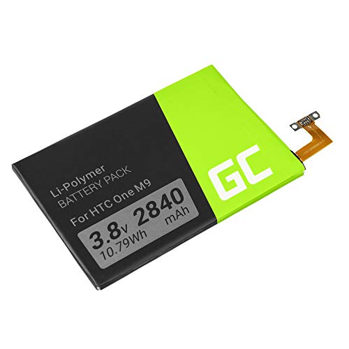 Green Cell B0PGE100 Handy Akku für HTC One M9 S9 | Li-Polymer Zellen | 2840 mAh 3.8V | Ersatz Smartphone Batterie | Markenakku | Volle Kompatibilität | Reale Kapazität | ohne Memory-Effekt Green Cell B0PGE100 Handy Akku für HTC One M9 S9 | Li-Polymer Zellen | 2840 mAh 3.8V | Ersatz Smartphone Batterie | Markenakku | Volle Kompatibilität | Reale Kapazität | ohne Memory-Effekt von Green Cell