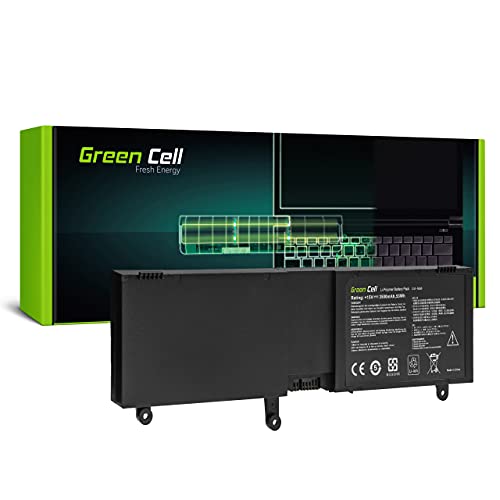 Green Cell C41-N550 Laptop Akku für Asus N550 N550J N550JA N550JK N550JV Q550 Q550L Q550LF ROG G550 G550J G550JK G550JX (3500mAh) von Green Cell