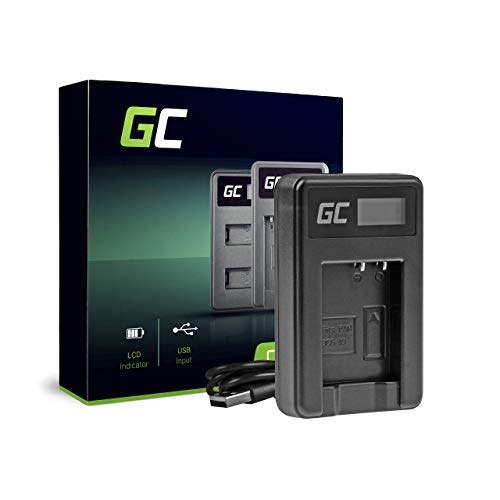 Green Cell DE-A65BB Ladegerät für Panasonic DMW-BCG10 Akku und Lumix DMC-TZ7 TZ8 TZ10 TZ20 TZ25 TZ6 TZ18 TZ29 TZ30 TZ31 TZ36 TZ31 TZ66 ZS1 ZS3 ZS5 ZS10 ZS20 ZR1 ZR3 (5W 8.4V 0.6A Schwarz) von Green Cell