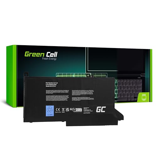Green Cell DJ1J0 451-BBZL Akku für Dell Latitude 7280 7290 7380 7390 7480 7490 Laptop (2700mAh 11.4V Schwarz) von Green Cell