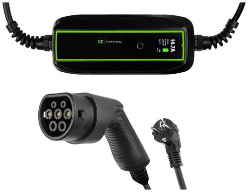Green Cell EV PowerCable Mobile Ladestation Typ 2 16A Anzahl Anschlüsse 1 3.6kW von Green Cell