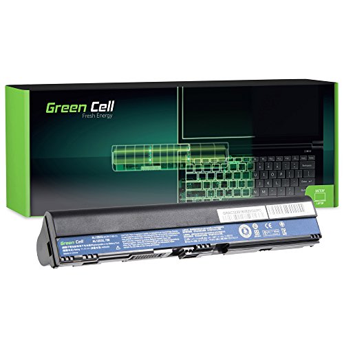 Green Cell Extended Serie AL12B31 AL12B32 AL12B72 Laptop Akku für Acer Aspire One 725 756 | Acer Aspire V5-121 V5-131 V5-171 (6 Zellen 4400mAh 11.1V Schwarz) von Green Cell