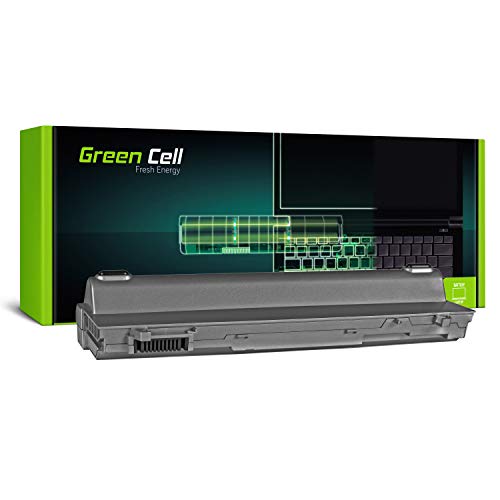 Green Cell Extended Serie PT434 W1193 4M529 Laptop Akku für Dell Latitude E6400 E6410 E6500 E6510 (12 Zellen 8800mAh 11.1V Silber) von Green Cell