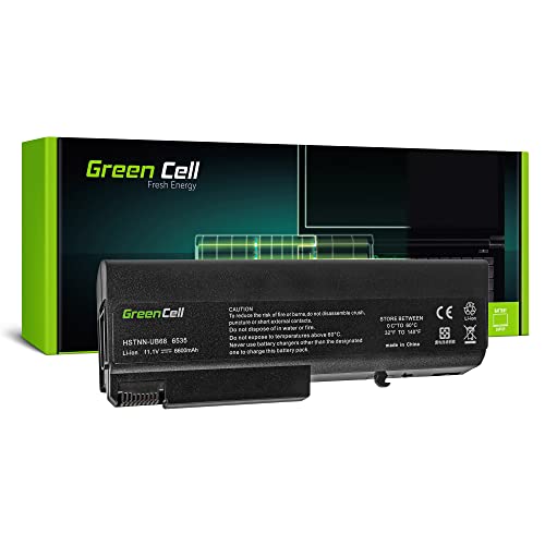 Green Cell Extended Serie TD06 TD09 Laptop Akku für HP EliteBook 6930p 8440p 8440w ProBook 6450b 6540b 6550b 6555b Compaq 6530b 6730b 6735b (9 Zellen 6600mAh 10.8V Schwarz), HP06 von Green Cell
