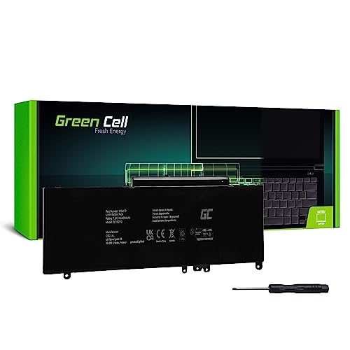 Green Cell G5M10 0WYJC2 Akku für Dell Latitude E5250 E5450 E5550 Laptop (6200mAh 7.6V Schwarz) von Green Cell