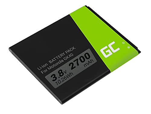 Green Cell GK40 Handy Akku für Motorola G4 G5 Li-Ion Zellen 2700 mAh 3.8V Ersatz Smartphone Batterie Markenakku Volle Kompatibilität Reale Kapazität ohne Memory-Effekt, BP118_FBA von Green Cell