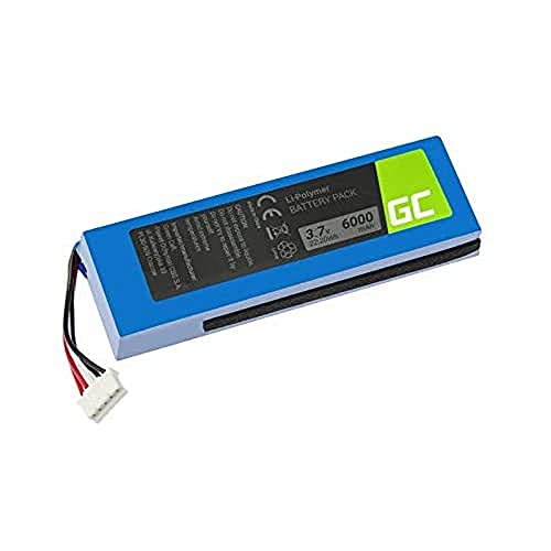 Green Cell GSP1029102 MLP912995-2P Akku, Batterie für Lautsprecher Bluetooth JBL Charge 2 Charge 2 Plus Charge 2+ (Li-Polymer Zellen 6000mAh 3.7V) garantierte kapazität, 12 Monate garantie von Green Cell