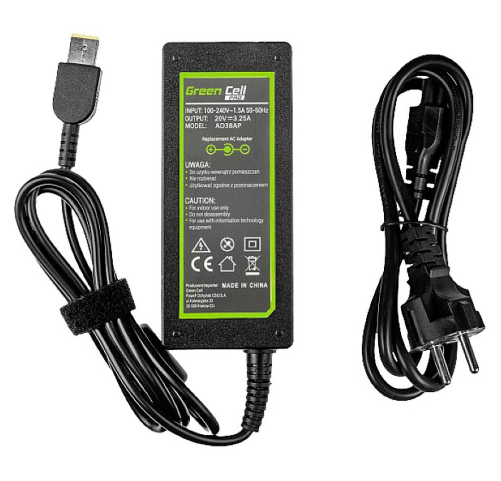 Green Cell Green Cell AD38AP Notebook-Netzteil 65 W 20 V 3.25 A Passend für Marke Notebook-Netzteil Green Cell Green Cell AD38AP Notebook-Netzteil 65 W 20 V 3.25 A Passend für Marke Notebook-Netzteil von Green Cell