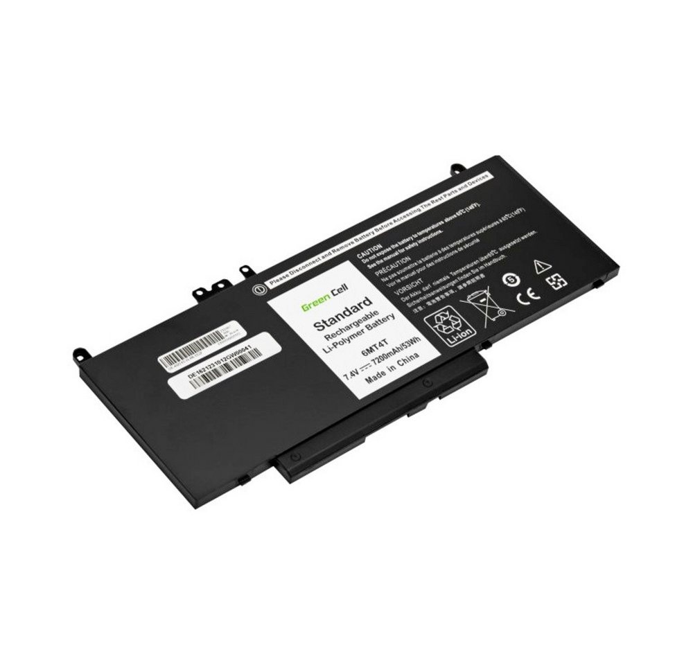 Green Cell Green Cell Notebook-Akku GC-DE162 7.6 V 7200 mAh Dell Laptop-Akku 7200 mAh (7.60 V) von Green Cell