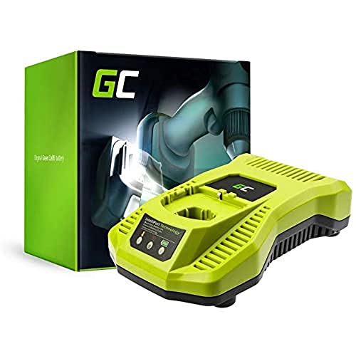 Green Cell Ladegerät (18V Li-ion NI-MH NI-CD) P117 für Elektrowerkzeuge Ryobi Netzteil P200 P300 P400 P500 P580 P750 RB18L13 RB18L15 RB18L20 RB18L25 RB18L26 RB18L40 RB18L50 RB18L60 RB18L90 RBL1830H von Green Cell