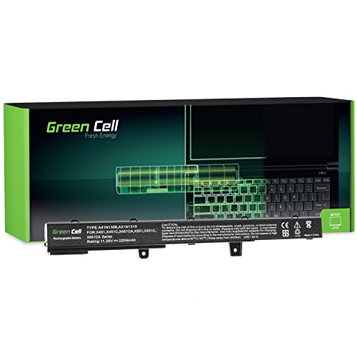 Green Cell Laptop Akku Asus A31N1319 A31LJ91 für Asus X551 X551C X551CA X551M X551MA X551MAV R512 R512C D550 D550C F551C F551CA F551M F751L R508CA R509 R512CA X451 X451CA X451MAV X751L (11.25V) von Green Cell