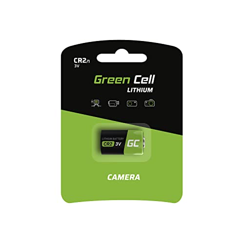 Green Cell Lithium Batterien CR2 3V (CR-2, CR15H270, 5046LC) 3 Volt für z.B. Digitalkameras, Camcorder, Rauchmelder, Taschenlampen, Laserpointer, etc. von Green Cell