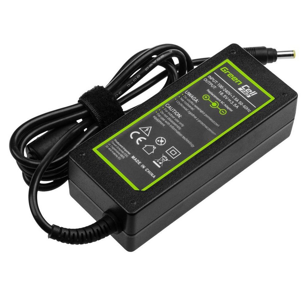 Green Cell PRO Charger / AC Adapter 18.5V 3.5A 65W for HP Notebook-Netzteil von Green Cell