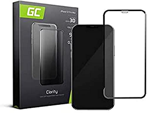 Green Cell Panzerglas für Apple iPhone 12 Pro Max Displayschutzfolie Schutzfolie Schutzglas 9H Härte Anti Kratzern Ultra-dünn Glasfolie Glass Screen Protector Anti-Öl Panzerfolie Tempered Glass von Green Cell