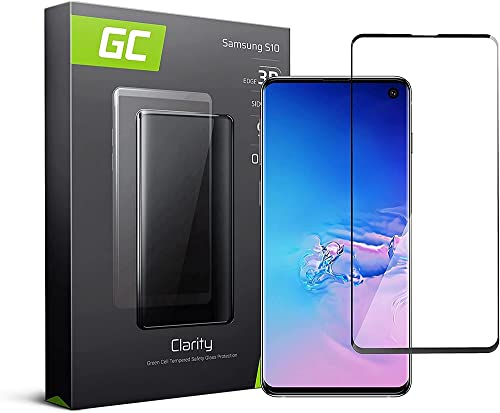 Green Cell Panzerglas für Samsung Galaxy S10 Displayschutzfolie Schutzfolie Schutzglas 9H Härte Anti Kratzern Ultra-dünn Glasfolie Glass Screen Protector Anti-Öl Panzerfolie Tempered Glass Sichtschutz von Green Cell