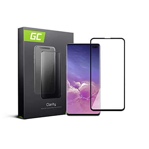 Green Cell Panzerglas für Samsung Galaxy S10 Plus Displayschutzfolie Schutzfolie Schutzglas 9H Härte Anti Kratzern Ultra-dünn Glasfolie Glass Screen Protector Anti-Öl Panzerfolie Tempered Glass von Green Cell