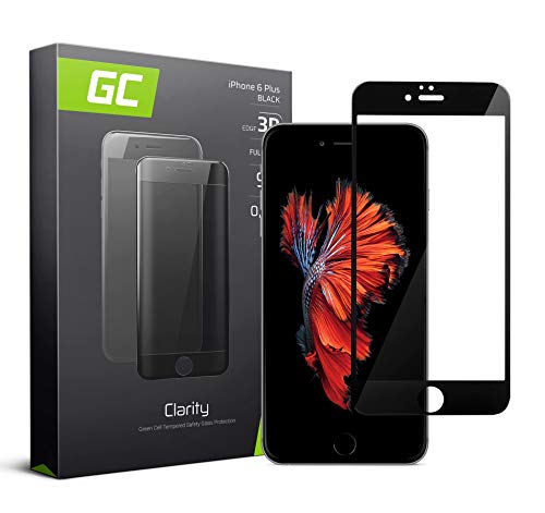 Green Cell Panzerglas für iPhone 6 Plus/6S Plus Displayschutzfolie Schutzfolie Schutzglas 9H Härte Anti Kratzern Ultra-dünn Glasfolie Glass Screen Protector Anti-Öl Panzerfolie Tempered Glass von Green Cell