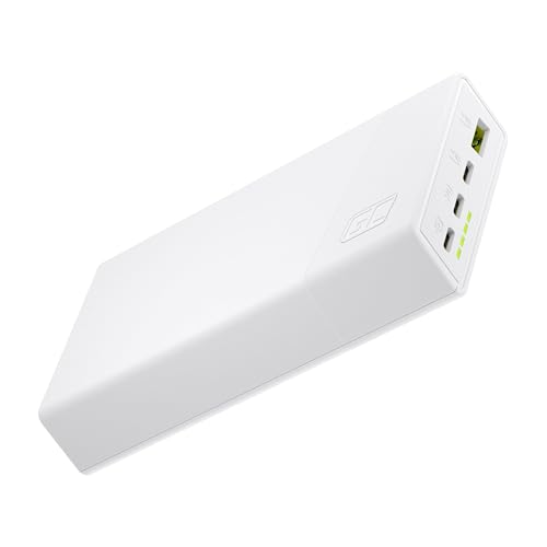 Green Cell Powerbank 20000mAh 22.5W PD USB C Externer Handyakkus Weiß GC PowerPlay20s Tragbares Ladegerät Power Delivery Schnellladefunktion QC 3.0 für iPhone 15 14 13, Galaxy S23 S24, iPad, Handys Green Cell Powerbank 20000mAh 22.5W PD USB C Externer Handyakkus Weiß GC PowerPlay20s Tragbares Ladegerät Power Delivery Schnellladefunktion QC 3.0 für iPhone 15 14 13, Galaxy S23 S24, iPad, Handys von Green Cell