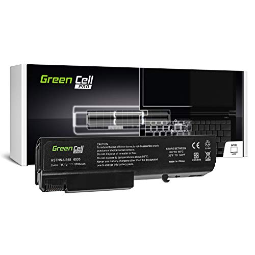 Green Cell Pro Serie TD06 TD09 Laptop Akku für HP EliteBook 6930p 8440p 8440w ProBook 6450b 6540b 6550b 6555b Compaq 6530b 6730b 6735b (Original Samsung SDI Zellen, 6 Zellen, 5200mAh, Schwarz) von Green Cell