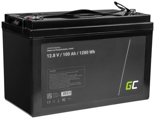 Green Cell Spezial-Akku LiFePo-Block Schraubkontakt LiFePO 4 12.8V 100Ah Green Cell Spezial-Akku LiFePo-Block Schraubkontakt LiFePO 4 12.8V 100Ah von Green Cell