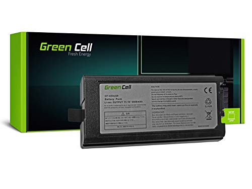 Green Cell Standard Serie CF-VZSU29 CF-VZSU29A CF-VZSU29ASU CF-VZSU29AU CF-VZSU29U Laptop Akku für Toughbook 29 51 52 CF-29 CF-51 CF-52 (9 Zellen 6600mAh 11.1V Schwarz) von Green Cell