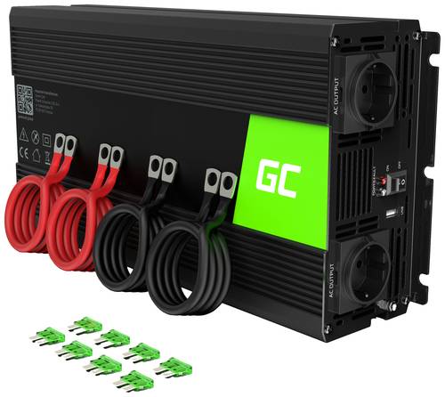 Green Cell Wechselrichter INV12 3000W 12V - 230V von Green Cell