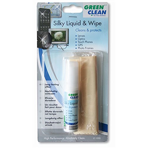 GREEN CLEAN Silky Liquid und Wipe Optik-Reinigungs-Set weiß von Green Clean