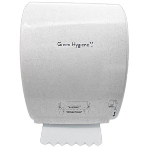 Green Hygiene® Papierhandtuchspender DAUERLÄUFER weiß-meliert Kunststoff von Green Hygiene®