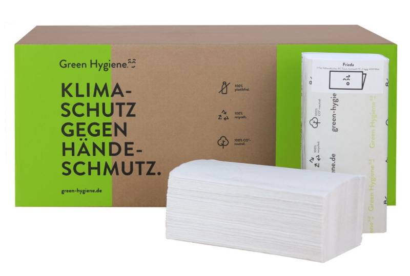 Green Hygiene® Papierhandtücher FRIEDA 2-lagig von Green Hygiene®